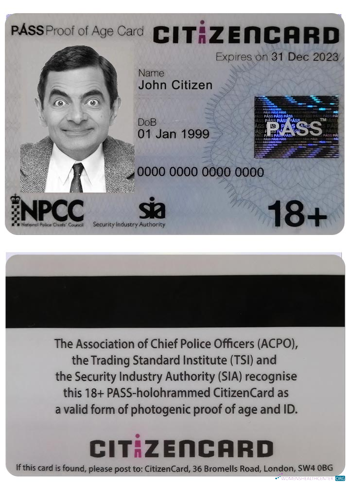 Download UK pass citizen card Photoshop template